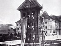 Vatrogasni toranj 1898. godine na Savskoj cesti.jpg